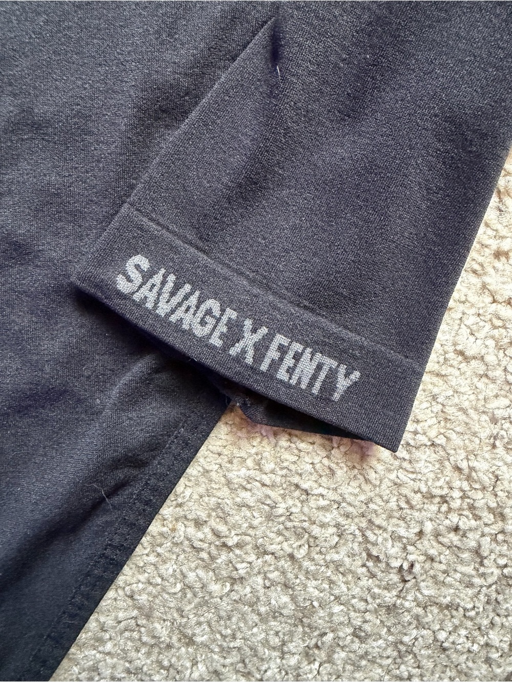 Savage X Fenty Black Long Sleeve Bodysuit - Picture 3 of 3